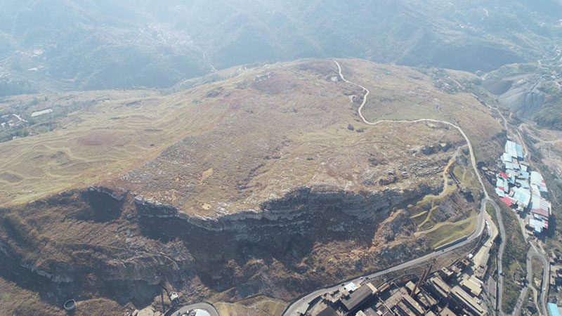 湖南省娄底市冷水江锑煤矿区山水林田湖草生态；；；ば薷聪钅