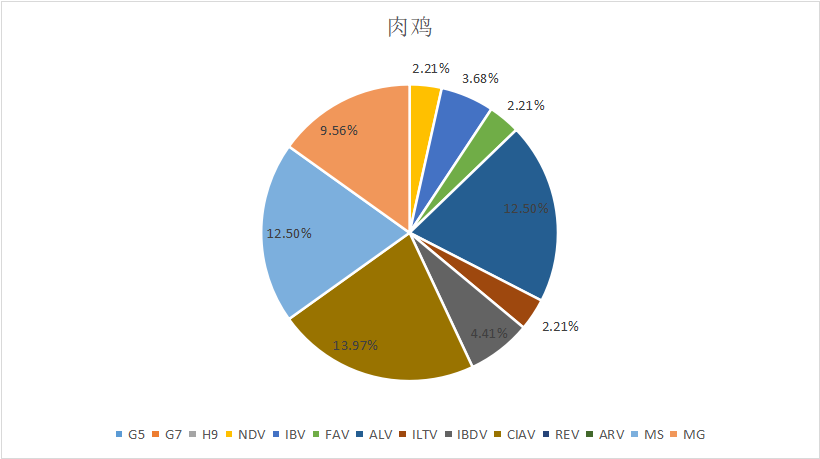 2023年1月白羽肉鸡疫病检测剖析报告