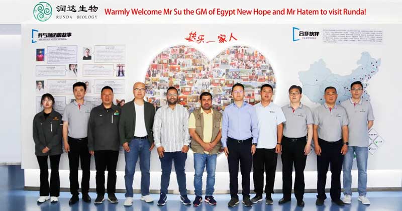 共促生长 共赢未来||热烈接待新希望埃及有限公司贵宾莅临大奖国际生物旅行考察！